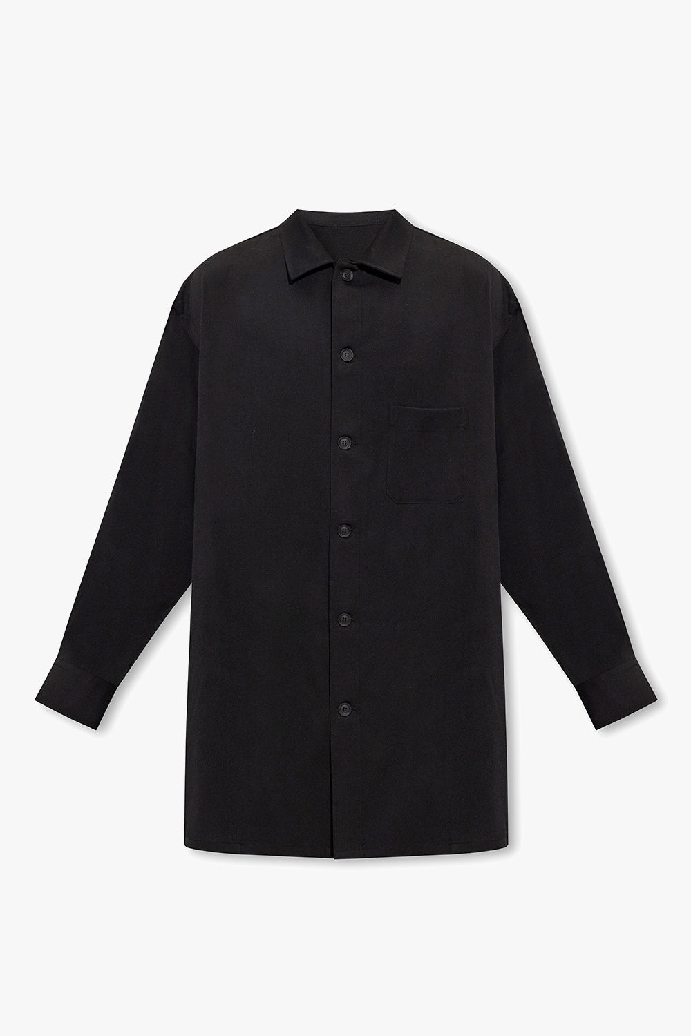 Wool Full Shirts for Men Long-Sleeve TOS Slim Fit Formal